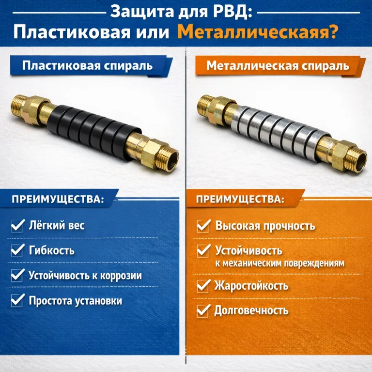 РВД үшін пластикалық немесе металдық қорғаныс: қайсысын таңдау керек?