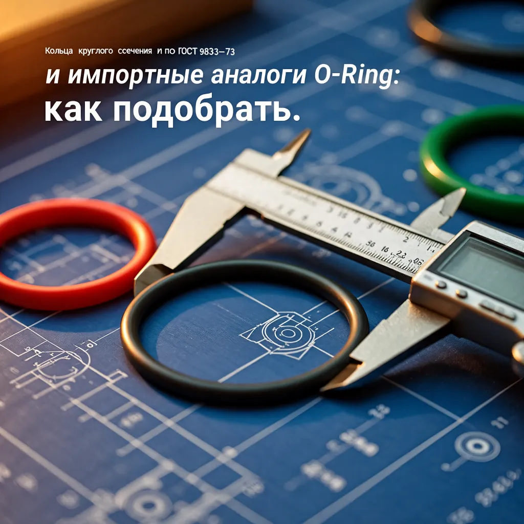 ГОСТ 9833-73 сақиналары және олардың аналогтары