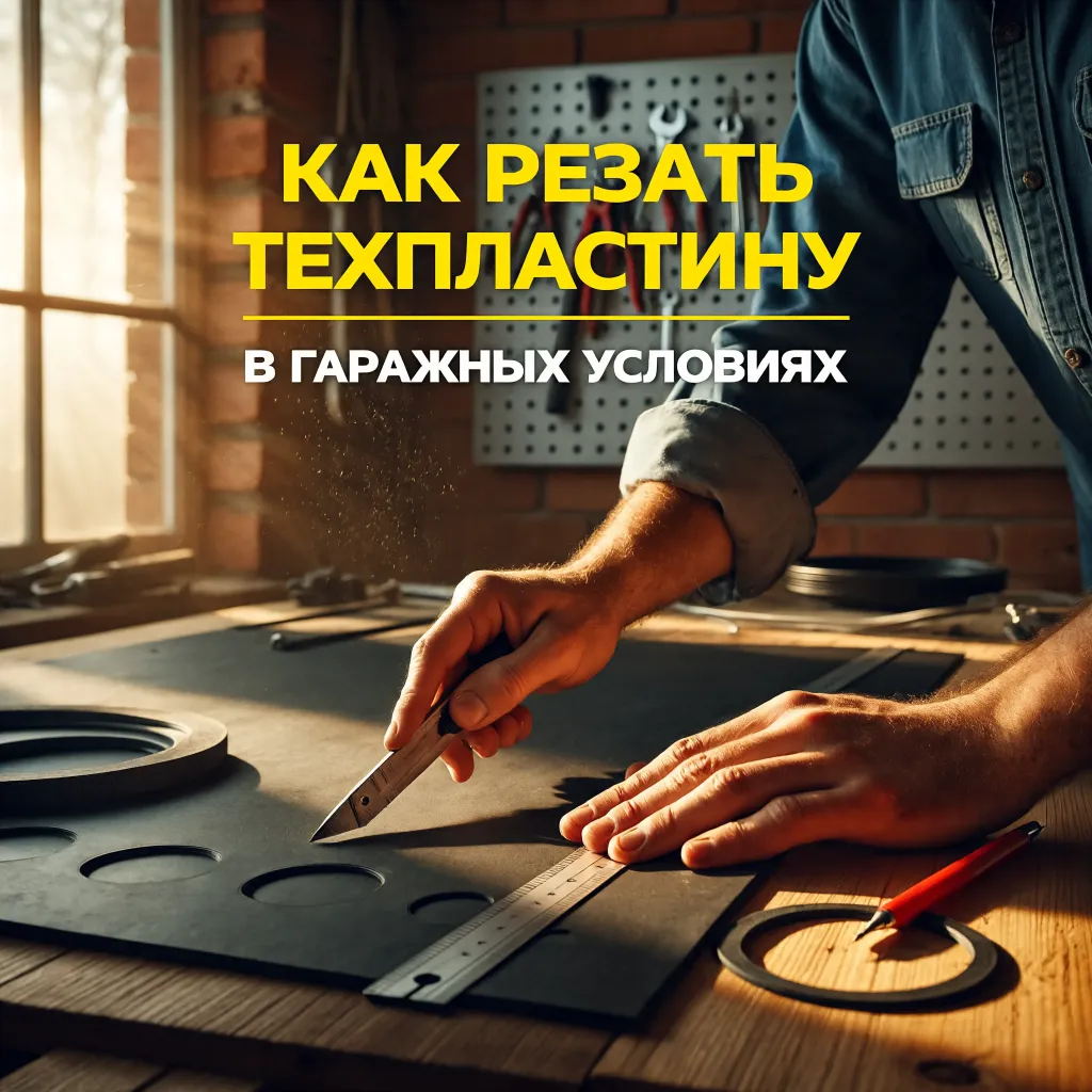 Гараж жағдайында техпластинаны тығыздағыштарға дұрыс кесу әдісі