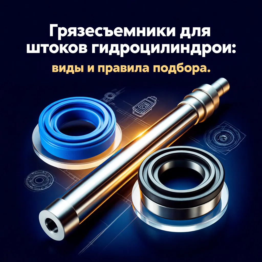 Гидроцилиндр штоктарына арналған лас кетіргіштер: түрлері және таңдау ережелері