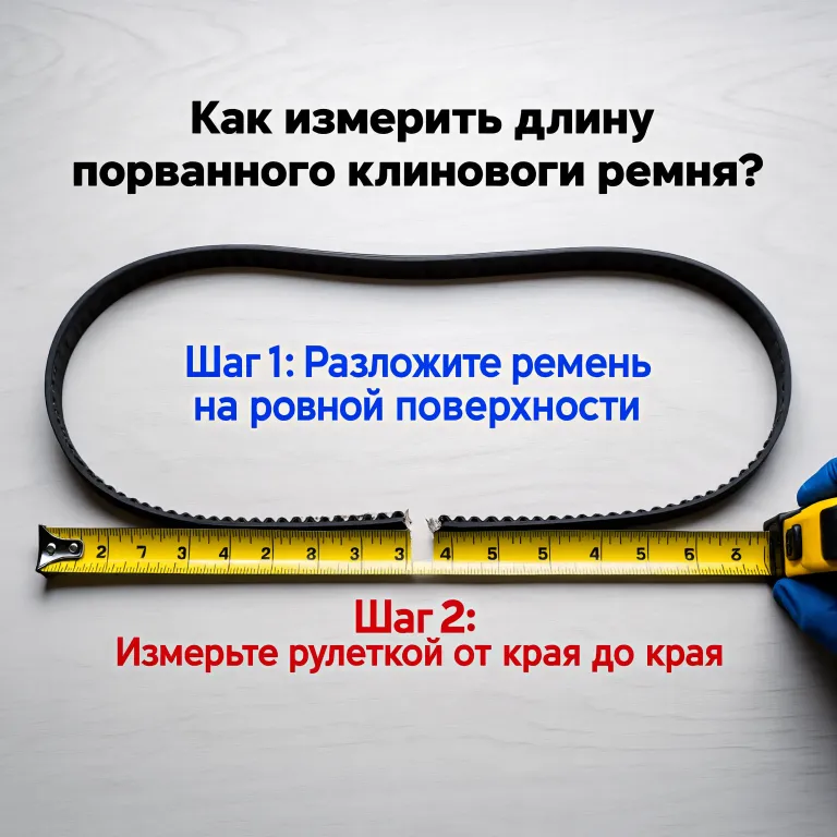 Үзілген сына белдіктің ұзындығын қалай өлшеуге болады