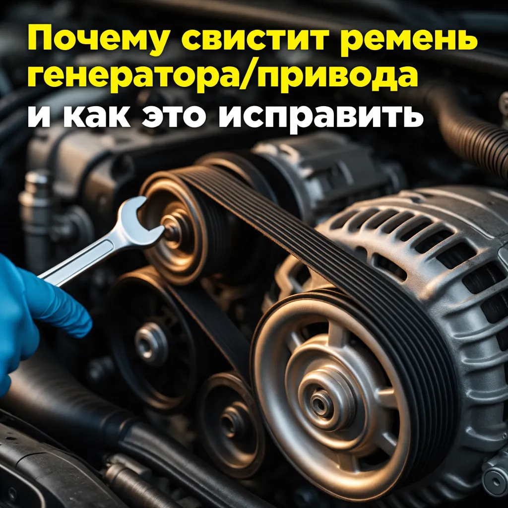 Генератор немесе жетек белдігі неге ысқырады және оны қалай түзетуге болады