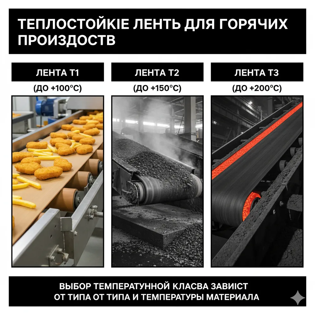 Ыстық өндірістерге арналған жылуға төзімді таспалар: температура шектері